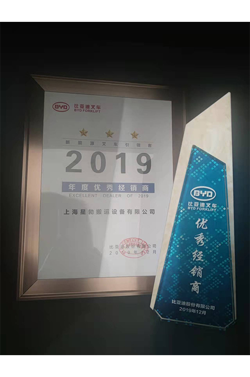 昆山市比亚迪2019优秀经销商